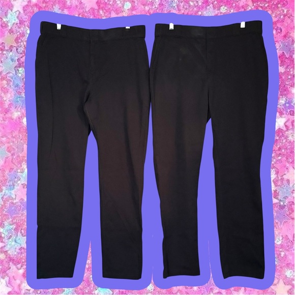 Dickies Pants - BUNDLE of 3 Dickies slim fit workwear pants uniform sz 10 restaurant skater 90s